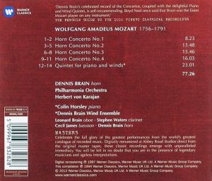Dennis Brain - Mozart: Horn Concertos No.1-4, Quintet K452 [ CD ]