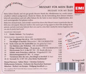 Mozart For My Baby - Various Artists [ CD ]