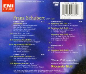 Riccardo Muti - Schubert: The Complete Symphonies (4CD)