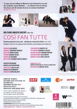 Wiener Philharmoniker, Joana Mallwitz - Mozart: Cosi Fan Tutte (DVD-Video)