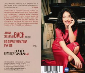 Beatrice Rana - Bach: Goldberg Variations [ CD ]