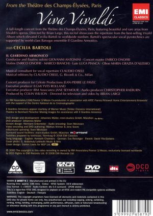 Cecilia Bartoli - Viva Vivaldi (Live in Theatre des Champs-Elysees, Paris) (DVD-Video)