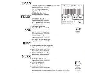 Bryan Ferry - The Ultimate Collection with Roxy Music  [ CD ]