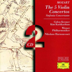 Gidon Kremer, Wiener Philharmoniker, Nikolaus Harnoncourt - Mozart: The 5 Violin Concertos, Sinfonia Concertante (2CD) [ CD ]