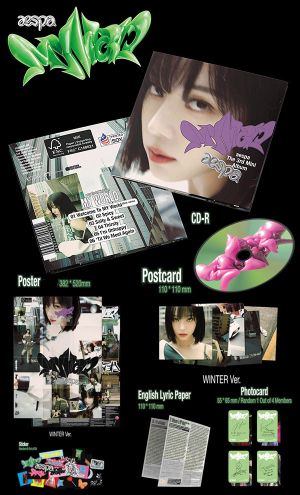 aespa - My World - The 3rd Mini Album (Winter Cover - Limited Poster Version) (CD)