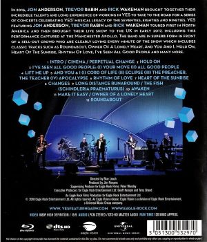 Yes, featuring Jon Anderson, Trevor Rabin, Rick Wakeman - Live At The O2 Apollo, Manchester 2017 (Blu-Ray)