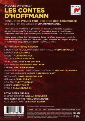 Vittorio Grigolo, Royal Opera House - Jacques Offenbach: Les Contes d'Hoffmann (2 x DVD-Video)