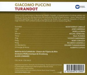 Alain Lombard, Orchestre Philharmonique de Strasbourg - Puccini: Turandot (2CD)