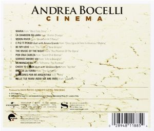 Andrea Bocelli - Cinema [ CD ]