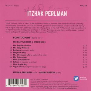 Itzhak Perlman, Andre Previn - Scott Joplin: The Easy Winners & Other Rags [ CD ]
