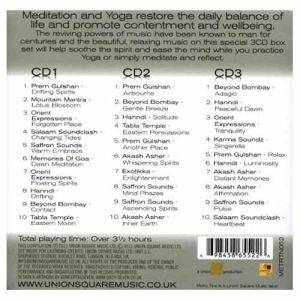 YOGA and MEDITATION - Music To Relax (3CD-Tin) [ CD ]