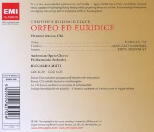 Ambrosian Opera Chorus & Philharmonia Orchestra, Riccardo Muti - Gluck: Orfeo Ed Euridice (3CD)