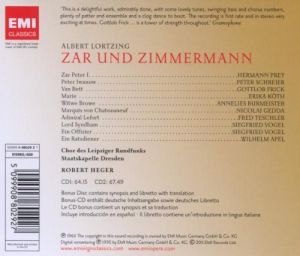 Lortzing, A. - Zar Und Zimmermann [Czar And The Carpenter] (3CD) [ CD ]