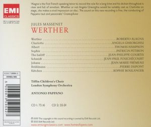 Antonio Pappano, London Symphony Orchestra - Massenet: Werther (2CD)