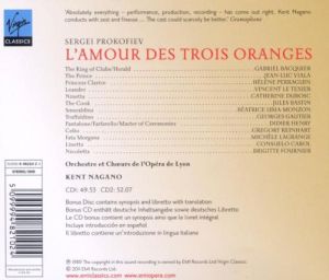 Prokofiev, S. - L'Amour Des Trois Oranges (3CD) [ CD ]