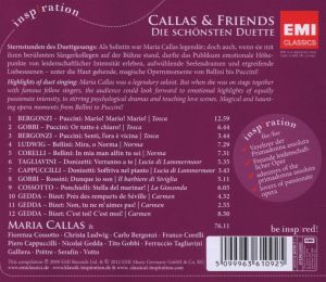 Maria Callas - Callas & Friends: Favorite Duets [ CD ]
