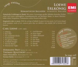 Hermann Prey - Loewe: Romantic Ballads [ CD ]