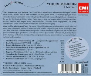 Yehudi Menuhin - A Portrait [ CD ]