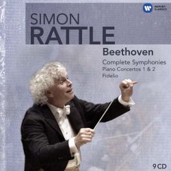 Simon Rattle - Beethoven: Complete Symphonies, Piano Concerto 1&2, Fidelio (Limited Edition) (9CD box set)