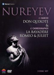Rudolf Nureyev - Nureyev as Dancer 'Don Quixote' &amp; as Choreographer 'La Bayadere' &amp; 'Romeo &amp; Juliet' (3 x DVD-Video) [ DVD ]