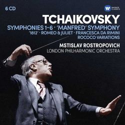 Mstislav Rostropovich, London Philharmonic Orchestra - Tchaikovsky: Symphonies No.1-6, 'Manfred' Symphony, Overtures, Rococo Variations (6CD box) [ CD ]