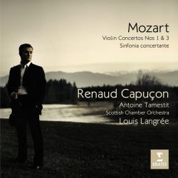 Renaud Capucon, Antoine Tamestit, Scottish Chamber Orchestra, Louis Langree - Mozart: Violin Concertos 1 & 3, Sinfonia Concertante [ CD ]