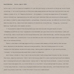 Brad Mehldau - Suite: April 2020 (Vinyl)