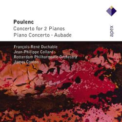 James Conlon & Rotterdam Philharmonic Orchestra - Poulenc: Concertos for Two Pianos, Piano Concerto, Aubade (CD)