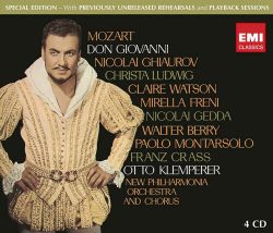 Nicolai Ghiaurov, Christa Ludwig, New Philharmonia Orchestra, Otto Klemperer - Mozart: Don Giovanni (4CD box)