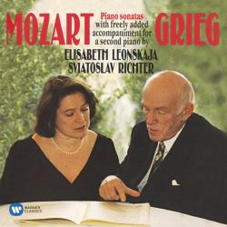 Elisabeth Leonskaja &amp; Sviatoslav Richter - Mozart:: Piano sonatas K.545 &amp; K.494, Fantasia K.475 (Arr. Grieg for Two Pianos) [ CD ]
