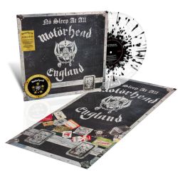 Motorhead - No Sleep At All (50th Anniversary, Clear, White & Black Splatter) (Vinyl)