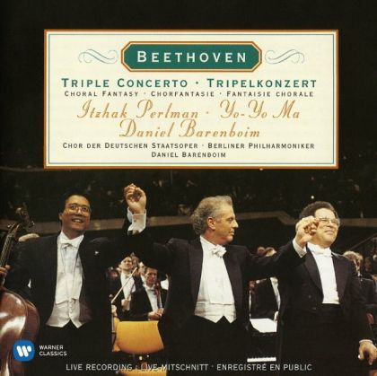 Itzhak Perlman, Yo-Yo Ma, Daniel Barenboim - Beethoven: Triple Concerto & Choral Fantasy [ CD ]