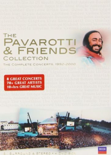 Luciano Pavarotti - The Pavarotti And Friends Collection: Complete Concerts, 1992-2000 (4 x DVD-Video)