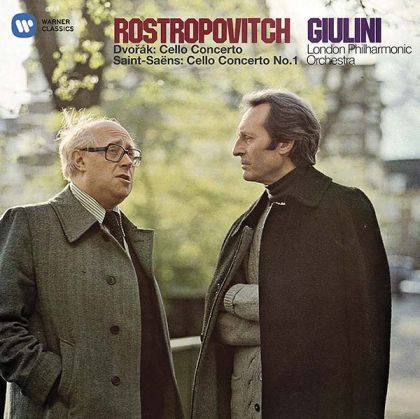 Mstislav Rostropovich, Carlo Maria Giulini - Dvorak & Saint-Saens: Cello Concerto [ CD ]