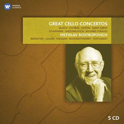 Mstislav Rostropovich - Great Cello Concertos (5CD Box) [ CD ]