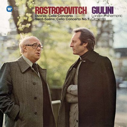Mstislav Rostropovich, Carlo Maria Giulini - Dvorak & Saint-Saens: Cello Concerto (2 x Vinyl)