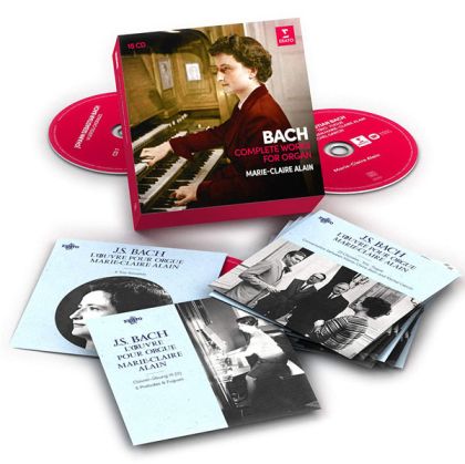 Marie-Claire Alain - Bach: Complete Organ Works (1st analog version) (15CD Box)