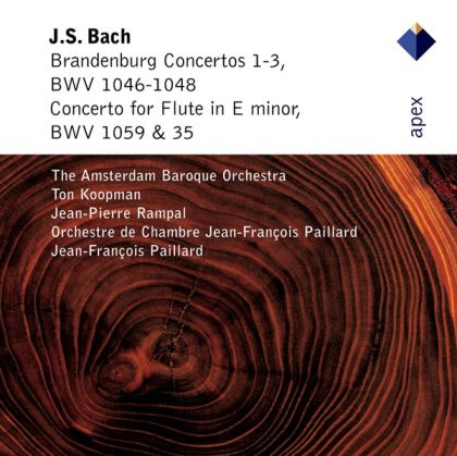 Bach, J. S. - Brandenburg Concertos No.1-3 & Flute Concerto [ CD ]