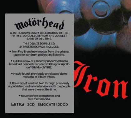 Motorhead - Iron Fist (40th Anniversary Deluxe Edition) (2CD) [ CD ] на ...