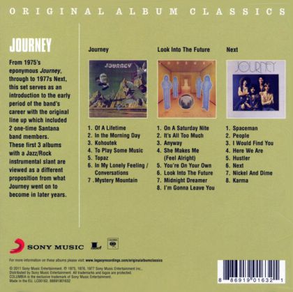 Journey - Original Album Classics (1975 - 1977) (3CD Box) на CD audio ...