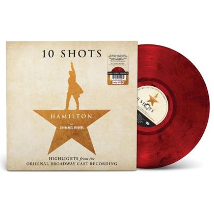 Hamilton: 10 Shots (Highlights from The Original Broadway Cast Recording) - Various Artists (Limited, Red Coloured) (Vinyl)