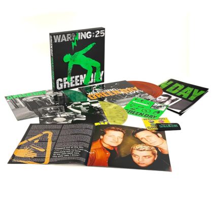 Green Day - Warning (25th Anniversary Limited, Green Galaxy, Yellow Marble & Orange Galaxy) (5 x Vinyl box)