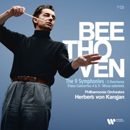 Herbert von Karajan, Philharmonia Orchestra - Beethoven: The 9 Symphonies, 3 Overtures, Piano Concertos Nos. 4 & 5, Missa Solemnis (7CD)