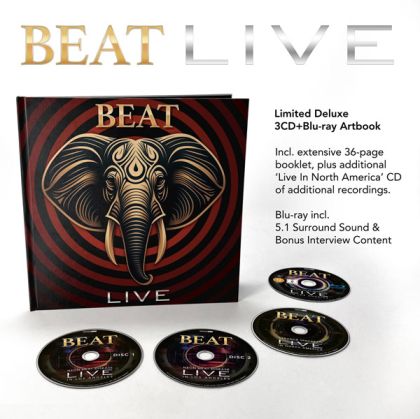 Beat - Live (4 x Blu-ray with CD)