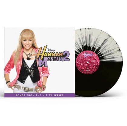 Hannah Montana, Miley Cyrus - Hannah Montana 2 (Black & White Splatter) (Vinyl)