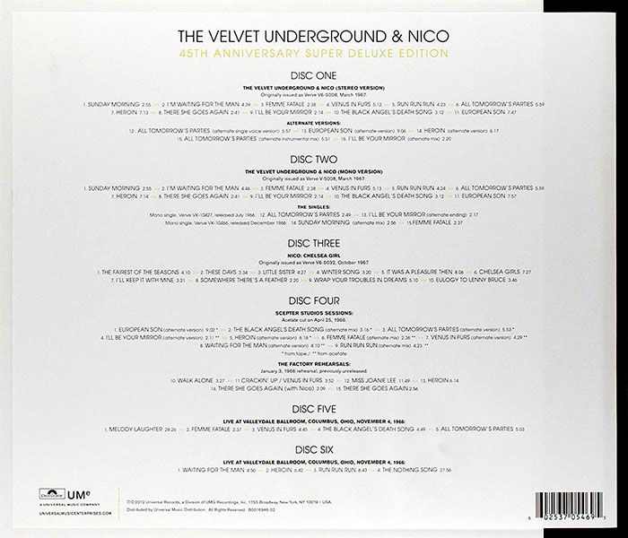 Velvet Underground & Nico - The Velvet Underground & Nico (45th ...