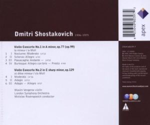 Maxim Vengerov - Shostakovich Violin Concertos No.1 & 2 [ CD ]