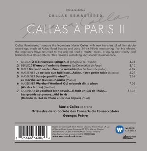 Maria Callas - Callas A Paris II - More Arias From French Operas (1963) [ CD ]