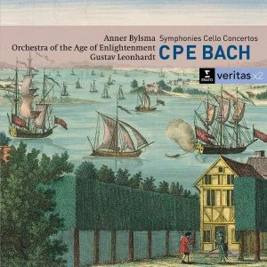 Anner Bylsma, Orchestra of the Age of Enlightenment, Gustav Leonhardt - Carl Philipp Emanuel Bach: Symphonies, Cello Concertos (2CD)