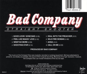 Bad Company - Straight Shooter (Remastered) [ CD ]